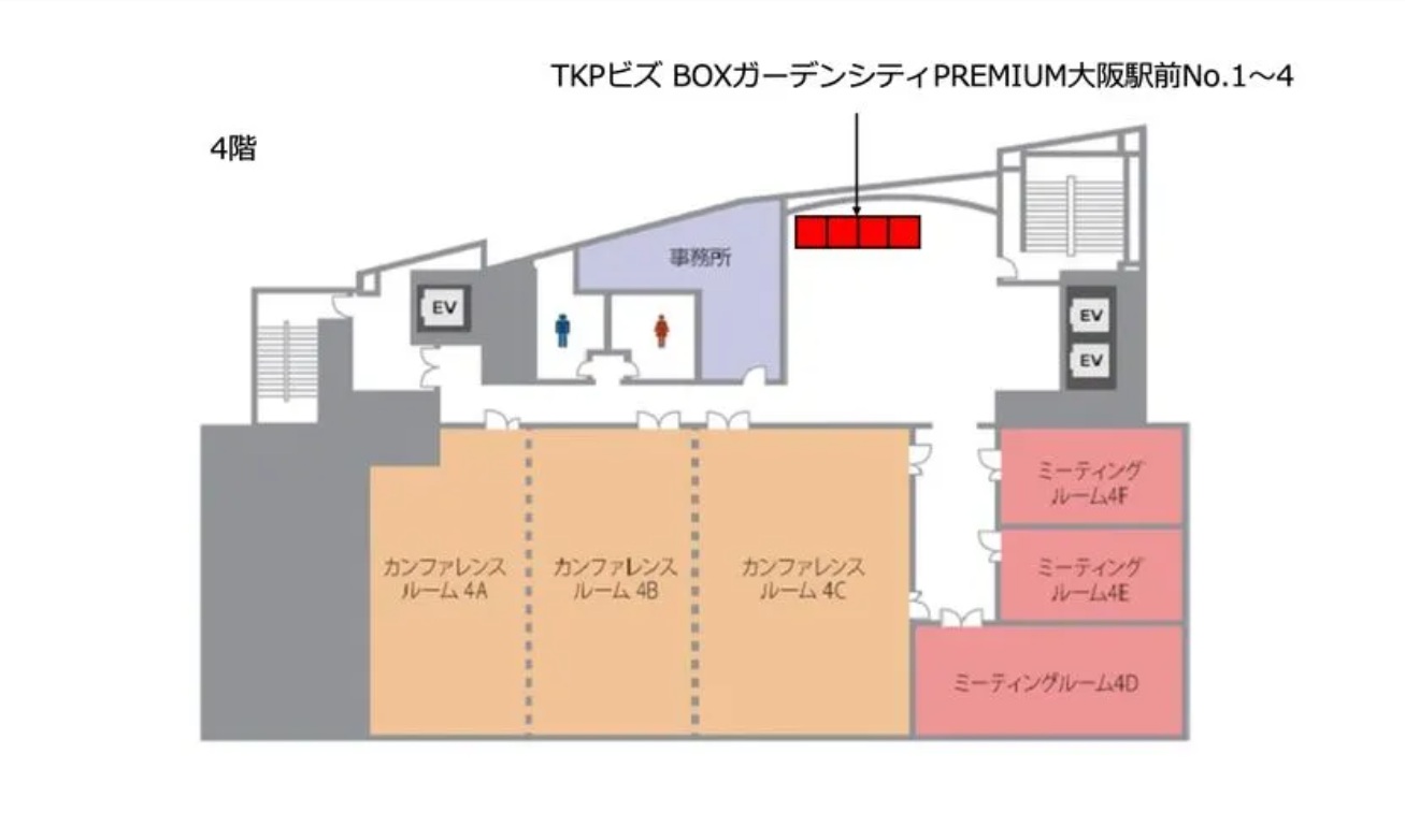 TKPビズ BOX ガーデンシティPREMIUM大阪駅前